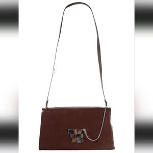 Vintage Authentic Gucci Patent Leather & Suede Shoulder Bag As-Is